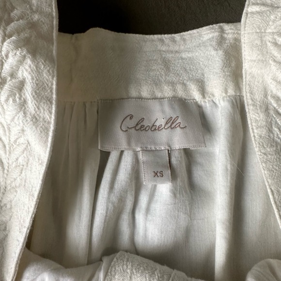 Cleobella Ivory Midi Dress Sz XS - Picture 5 of 12